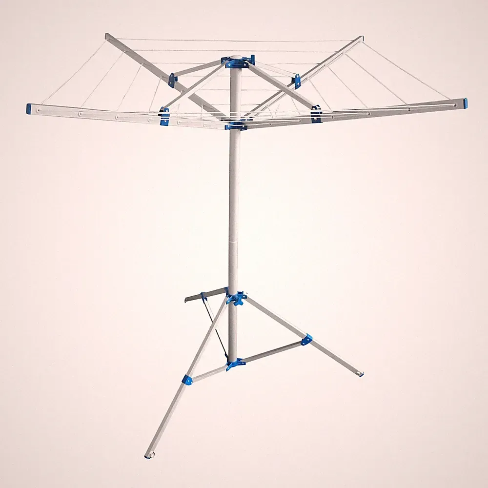 COMPACT SPACE SAVING FOLDING RV CARAVAN CAMPING CLOTHES LINE WITH PEGS & BAG