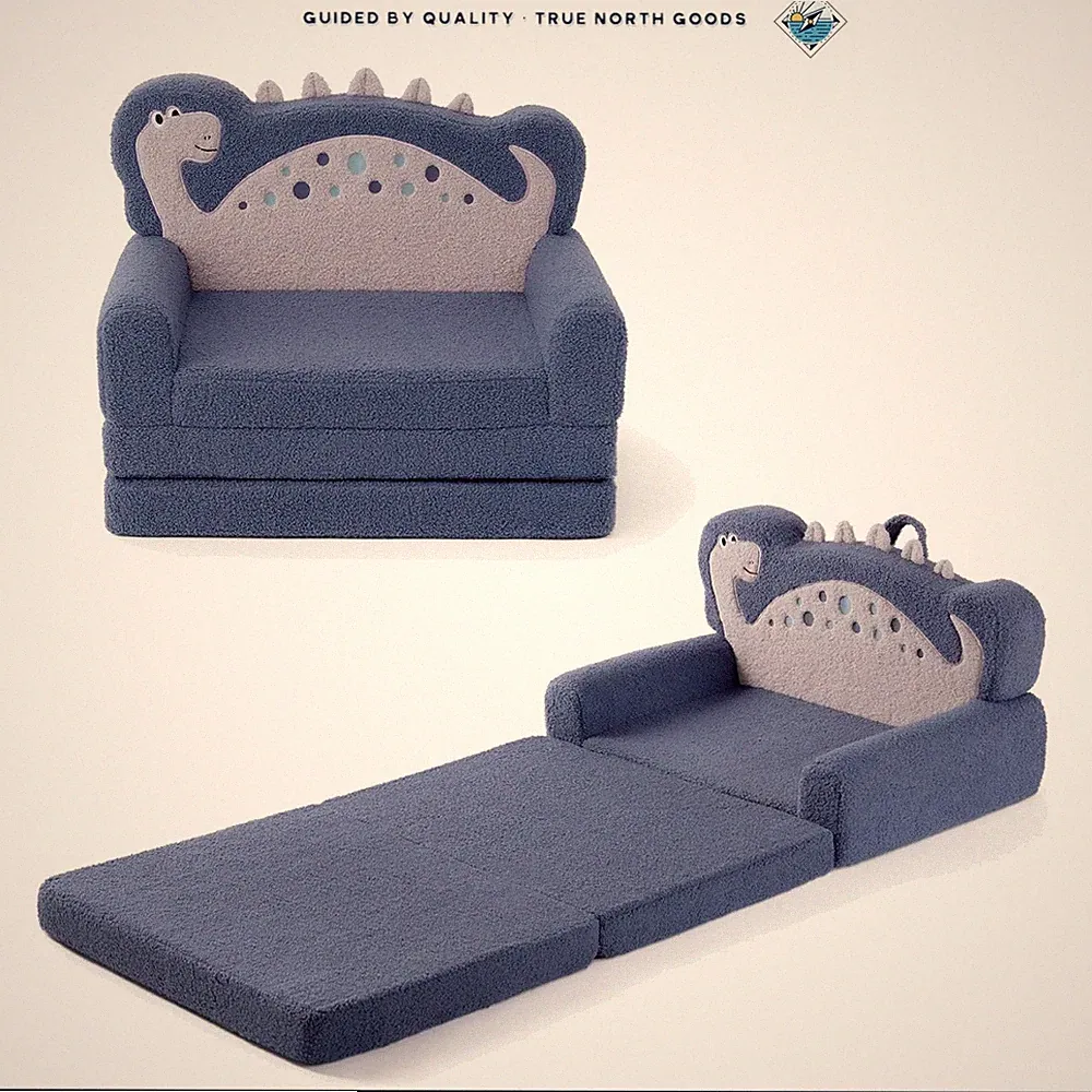 Folding Toddler Couch for Indoor Use, Soft Seating for Recreation and Relaxing