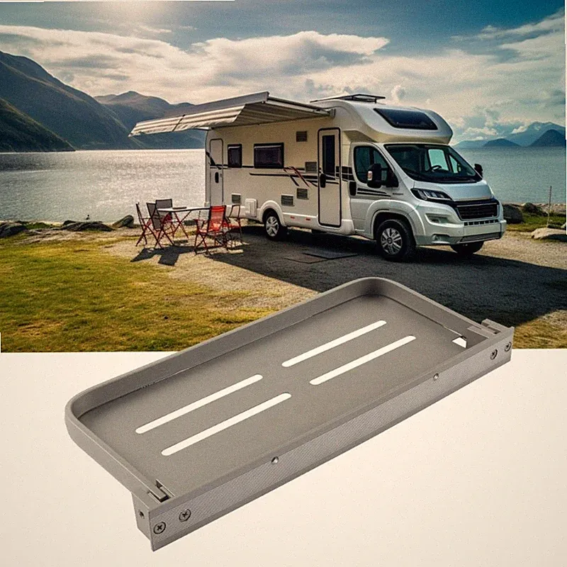 Lightweight Aluminum Wall Shelf Rack For RVs Fold Down Design Efficient Storage