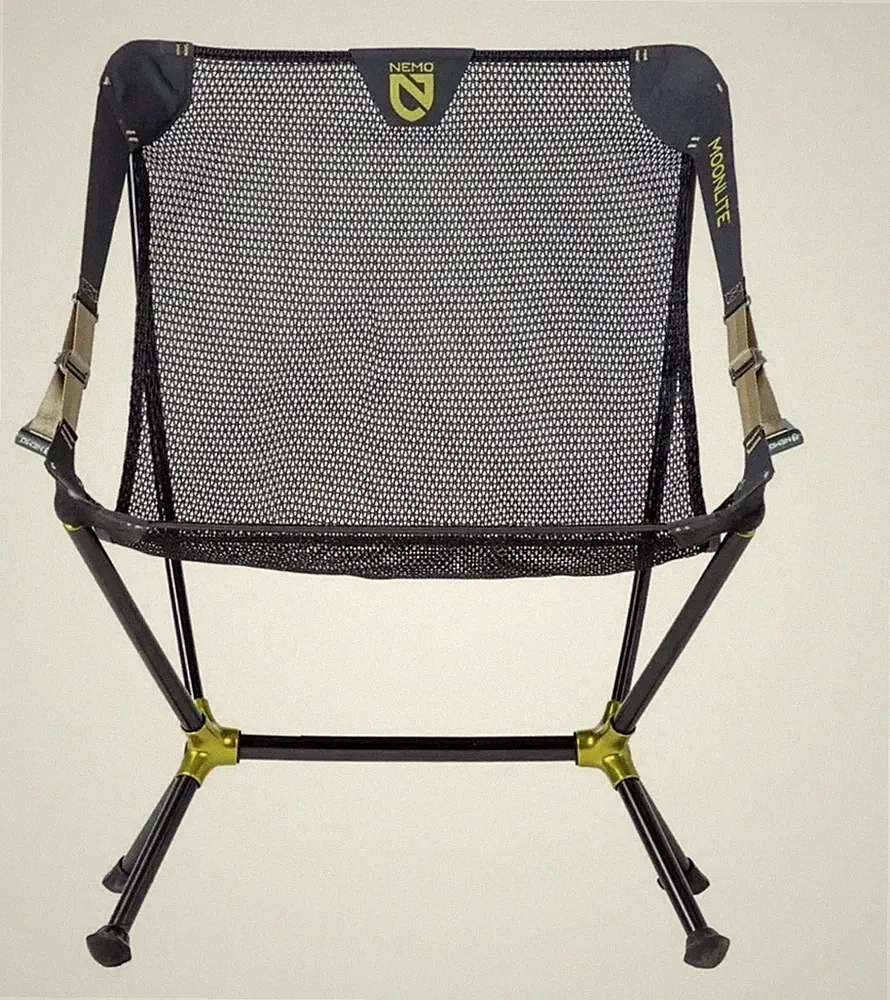 NEMO Moonlite Reclining Chair Portable Lightweight Camping Black Pearl