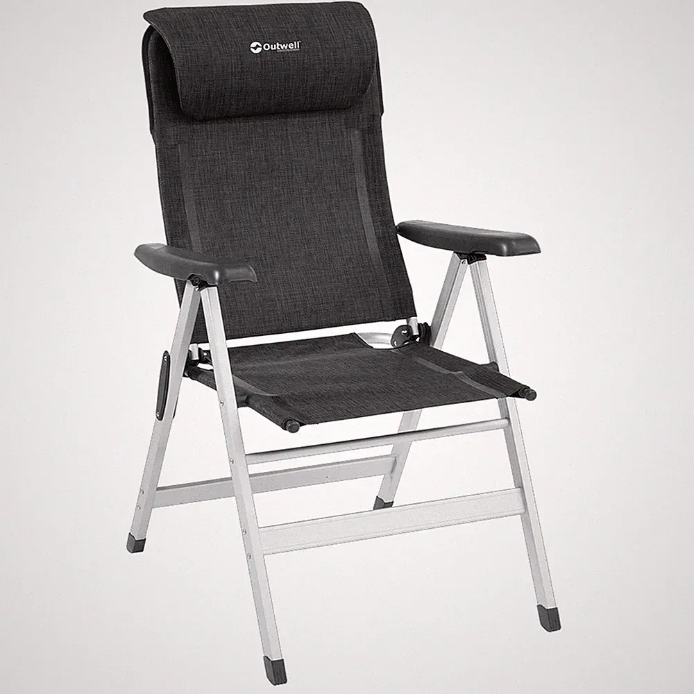 OUTWELL MILTON CHAIR FOLDING LIGHTWEIGHT RECLINING CAMPING FURNITURE