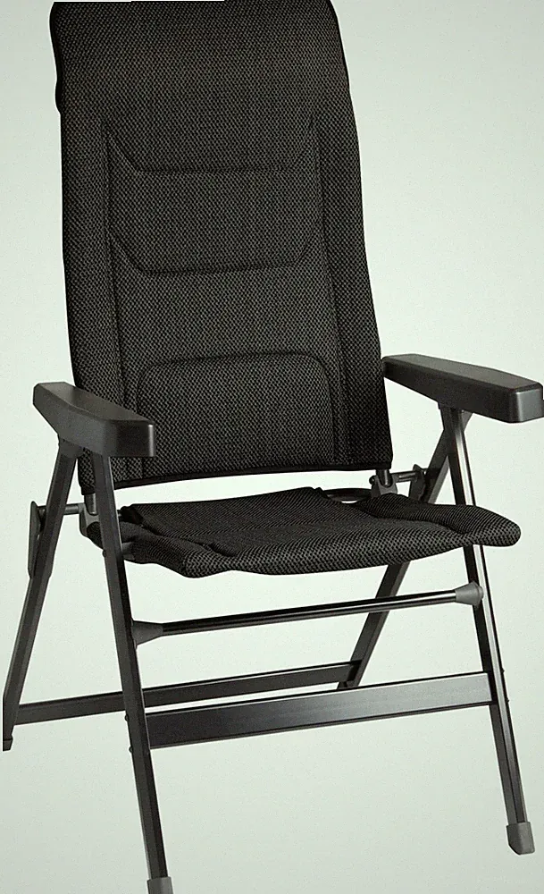 Premium RECLINING Camping CHAIR & FOOT REST BRUNNER REBEL PRO small med large