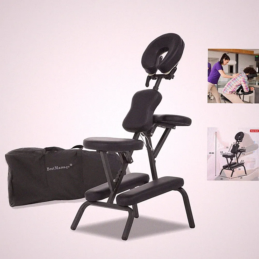 Sturdy & Lightweight Folding Massage Chair - Perfect for On-the-Go Therapists