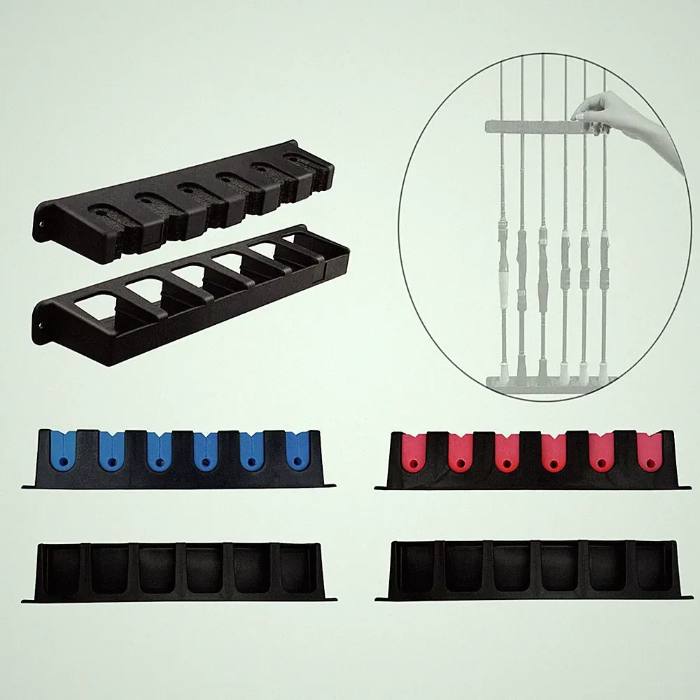 Vertical Fishing Pole Holder Wall Mounted Fishing Rod Rack for RV Game